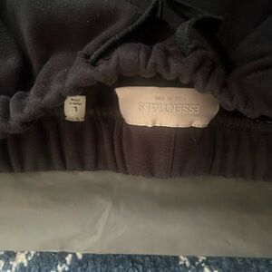 Essentials Black Sweatpants size large